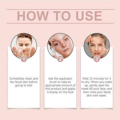 75/150ML Collagen Peel Off Face Mask Deeply Hydrating Moisturizing Night Wrapping Mask Cream Firming Skin Peel-off Facial Mask RELUX.STORE