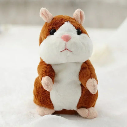 Learn To Imitate Talking Little Hamster Animal Plush Funny Toy Talking Nod Hamster Doll Soothing Crying Baby Toy Kids Gift - RELUX.STORE