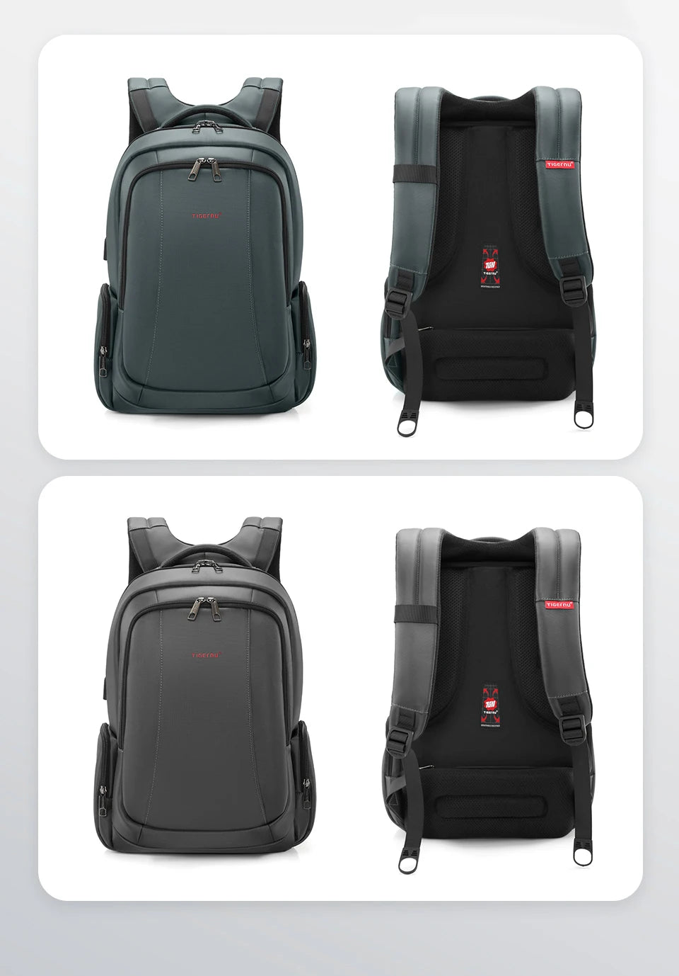 Tigernu Men Backpack 14 15.6 17.3inch Laptop Backpack Bags For Men Anti Theft Bags School Backpack Male Travel Backpack Knapsack