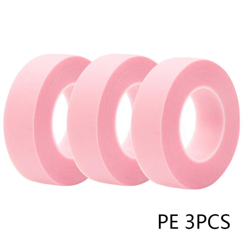 1/3/5 Rolls Eyelashes Extension Tape PE Adhesive Tools Under Eye Pads For Micropore Lashes Grafting Supplies Lash Lifting Tapes RELUX.STORE