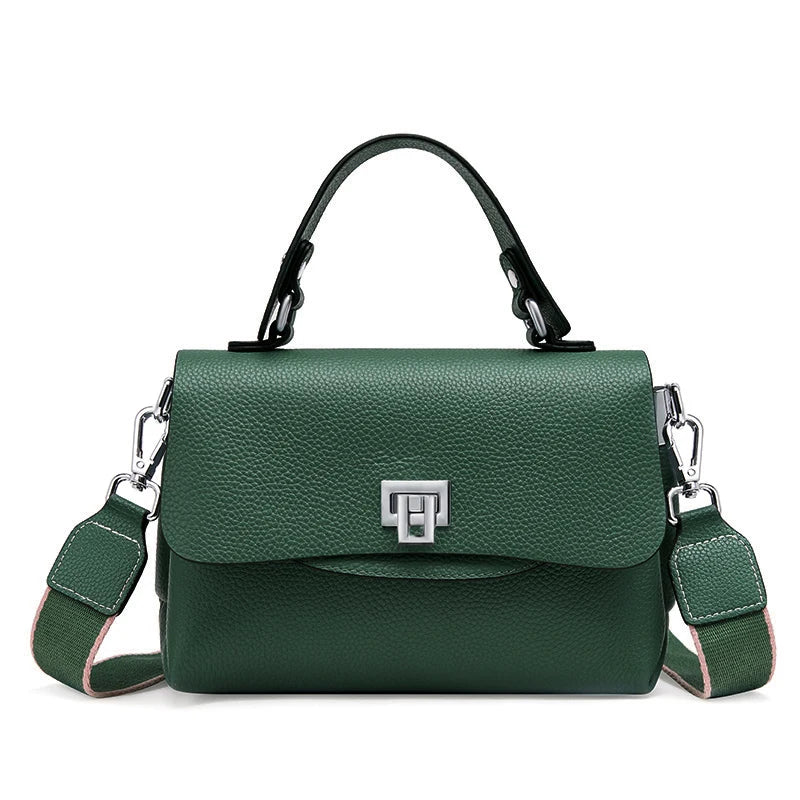 Zency Women's Genuine Leather Top-Handle Bag Simple Fashion Envelope Luxury Brand Shoulder Handbag Small Crossbody for Female RELUX.STORE