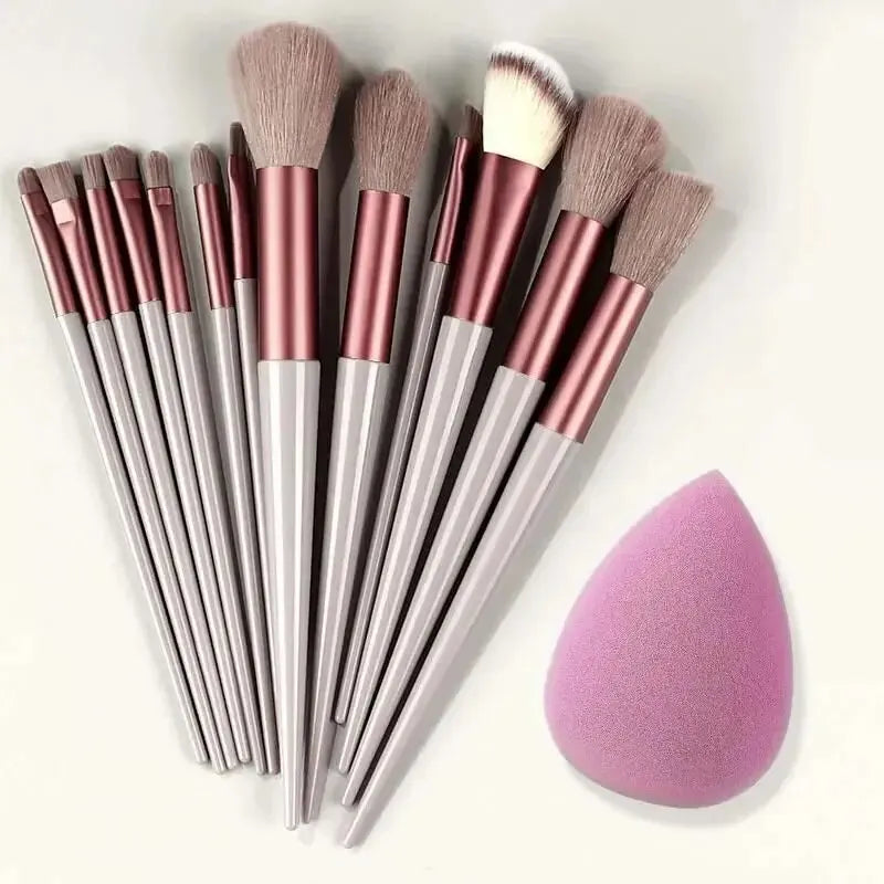 Makeup Brush Set Soft Fluffy Professiona Cosmetic Foundation Powder Eyeshadow Kabuki Blending Make Up Brush Beauty Tool Makeup RELUX.STORE