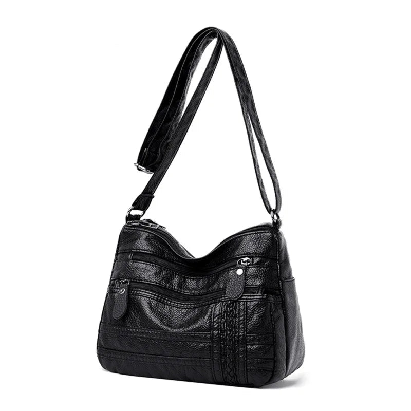 Soft Leather Shoulder Bags Multi-Layer Shopper Bag Classic Crossbody Luxury Designer Handbag and Purse RELUX.STORE