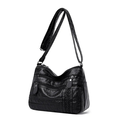 Soft Leather Shoulder Bags Multi-Layer Shopper Bag Classic Crossbody Luxury Designer Handbag and Purse RELUX.STORE