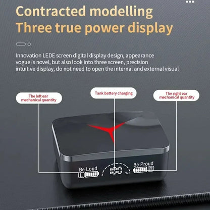VIKEFON M90 TWS Bluetooth 5.3 Earphones Wireless Headphones Touch Control Gaming Headsets HIFI Stereo Sound Reduction With Mic RELUX.STORE
