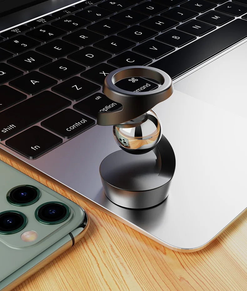 Adult Desktop Stress Relief Toy Aluminum Alloy Decompression Hypnosis Rotary Gyro Fingertip Kinetic levitating Spinner Gift