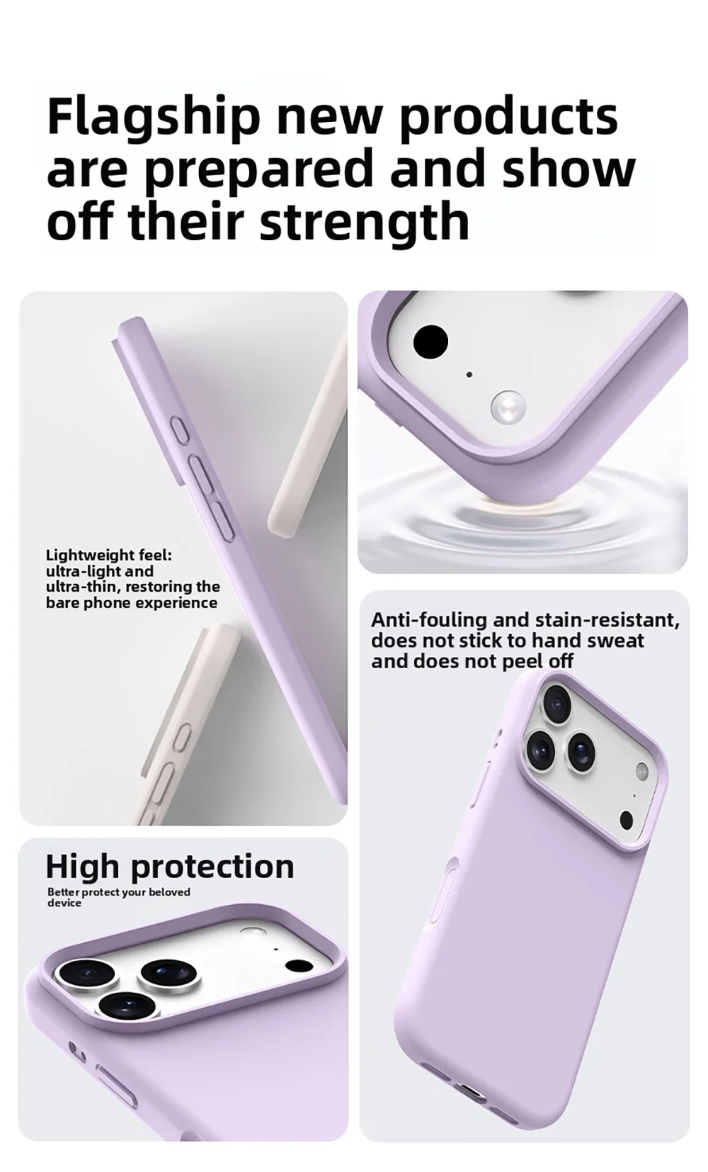 DIVI Silicone Phone Case For iPhone 17 Pro Case Pro Max Bumper Shockproof Cover Liquid Silicone Phone Case For iPhone 17 Air RELUX.STORE