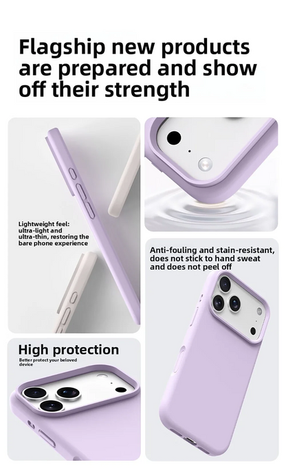 DIVI Silicone Phone Case For iPhone 17 Pro Case Pro Max Bumper Shockproof Cover Liquid Silicone Phone Case For iPhone 17 Air RELUX.STORE