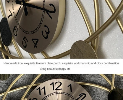 Wall Clock 6.6 Inches Luxury Living Room Modern Wall Clocks Aesthetic Elegant Stylish Kitchen Clock Big Size Decoration Home RELUX.STORE