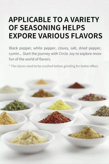 1/2pcs Automatic Pepper Grinder Salt And Pepper Grinder USB Rechargeable Adjustable Coarseness Spice Mill for Kitchen Tool