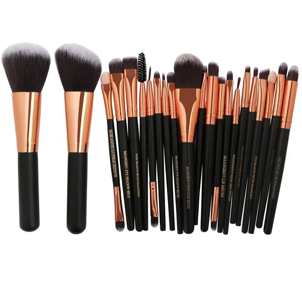 3/13/22pcs Professional Makeup Brushes Tools Set Make Up Brush Tools Kits for Eyeshadow Eyeliner Cosmetics Brushes Maquiagem RELUX.STORE