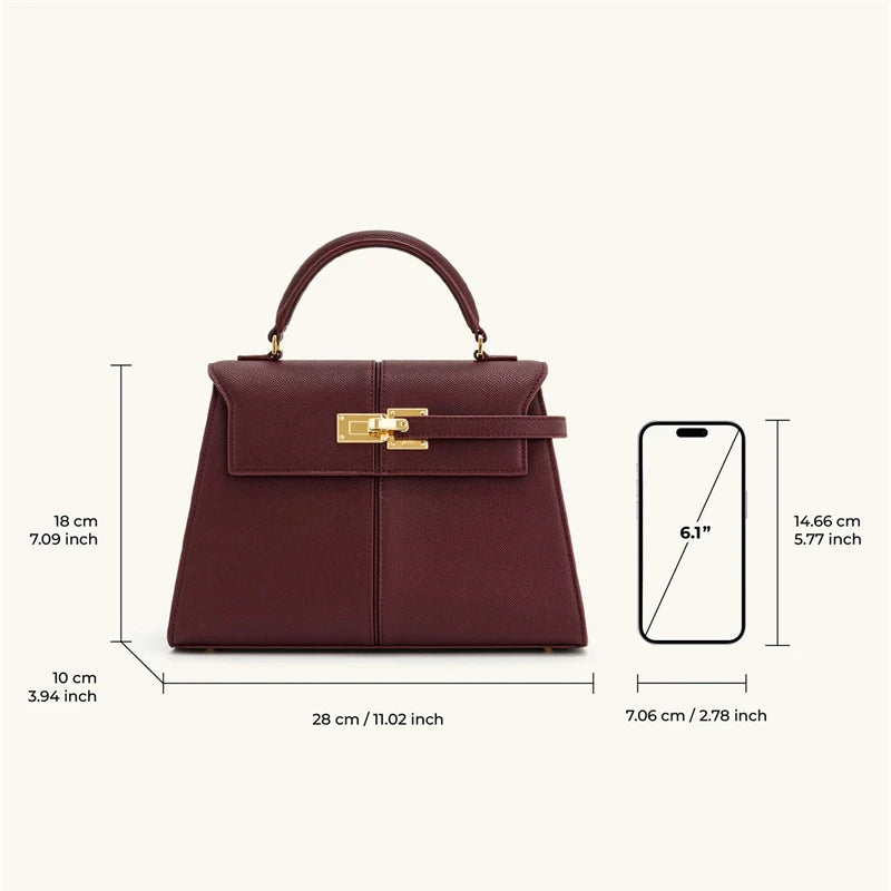 JW PEI Women's Handbag Elise Designer Fashion 2025 New Burgundy Handbag Large Square Crossbody Bag High-end Women's Bag RELUX.STORE