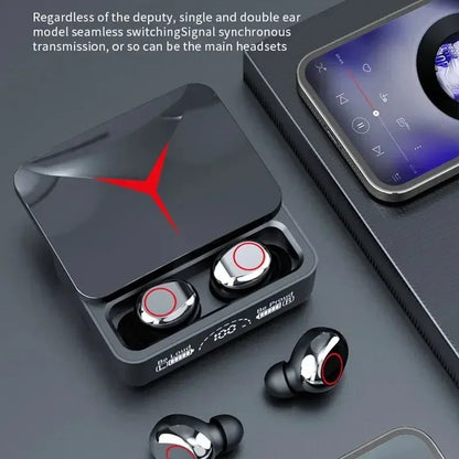 VIKEFON M90 TWS Bluetooth 5.3 Earphones Wireless Headphones Touch Control Gaming Headsets HIFI Stereo Sound Reduction With Mic RELUX.STORE