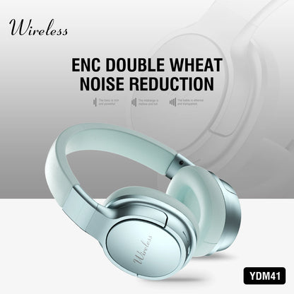 Bluetooth Wireless Over-Ear Headphones with 48H Playtime and with Microphone, HiFi Stereo Foldable Lightweight Headphones for de