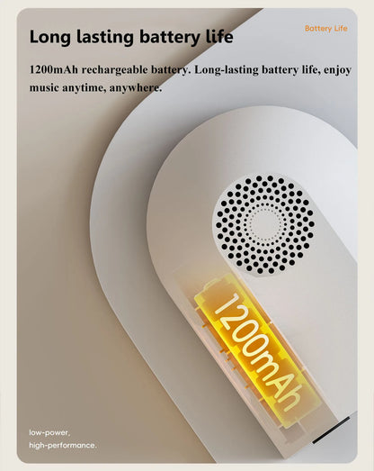 Mini Portable Bluetooth Speaker White Noise Sleep Aid Music Box TWS Stereo Sound MP3 Music Player with Atomosphere Night Light