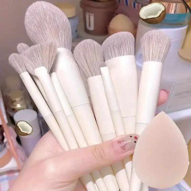 Makeup Brush Set Soft Fluffy Professiona Cosmetic Foundation Powder Eyeshadow Kabuki Blending Make Up Brush Beauty Tool Makeup RELUX.STORE