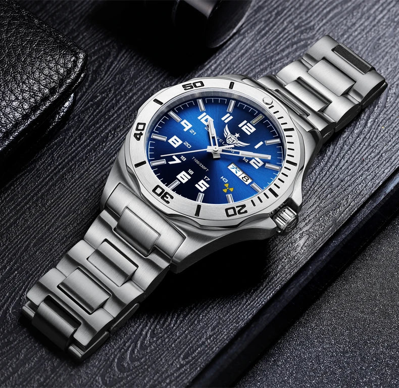 Yelang V1019 Brand 44MM Men Watch NH36 100M PROFESSIONAL WATERPROOF Deep Diving Mechanical Automatic Watch Sapphire Lens Reloj