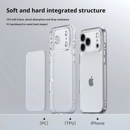 Luxury Hybrid Transparent Shockproof Phone Case For iPhone 17 Pro Max 17 Air 17Pro Max Clear Hard Acrylic Protective Back Cover RELUX.STORE