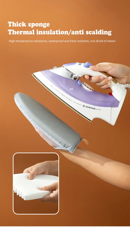 1Pc Fabric Handheld Ironing Board Ironing Board Small Home Ironing Gloves Anti Ironing Household Insulated Handheld Ironing Tray