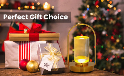 Table Lamp LED Touch Sensor Desktop Night Light Rechargeable Wireless Reading Lamp for Restaurant Hotel Bar Bedroom Decor Light