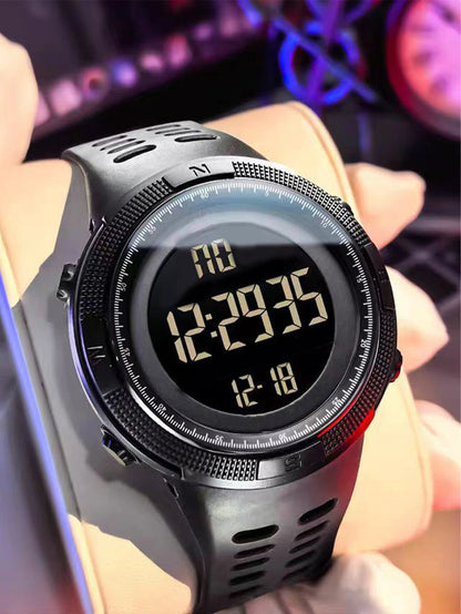 Men's sports watch, outdoor mountaineering and running digital countdown electronic men's watch, student's first choice LED cloc