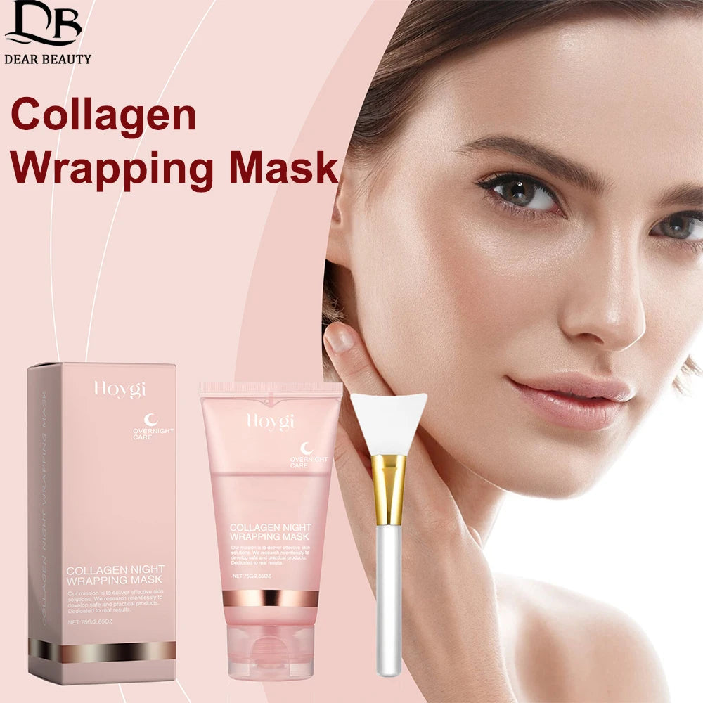 75/150ML Collagen Peel Off Face Mask Deeply Hydrating Moisturizing Night Wrapping Mask Cream Firming Skin Peel-off Facial Mask RELUX.STORE