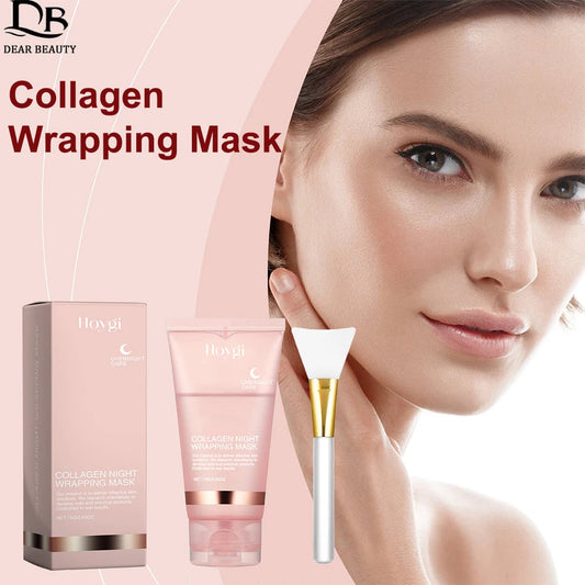 75/150ML Collagen Peel Off Face Mask Deeply Hydrating Moisturizing Night Wrapping Mask Cream Firming Skin Peel-off Facial Mask RELUX.STORE