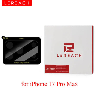 Lereach Tempered Glass Camera Lens Protector for iPhone 17 Pro Max / Air / 17 Pro Scratch Resistant High Transparency RELUX.STORE
