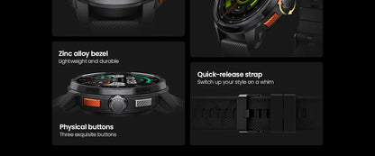 HAYLOU Solar Ultra GPS Smart Watch 1.6” AMOLED Display GPS Positioning 5ATM Waterproof Bluetooth Calling Sports Smartwatchs