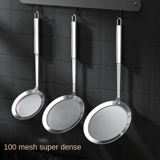 304 Stainless Steel Fine Mesh Filter, Multi-Function Colander for Juice, Coffee, Tea, & Vegetables, Kitchen Accessories
