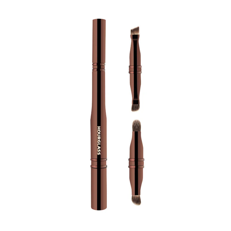 Hourglass Makeup Brush- No.25 Four-Head Multifunctional Brush Concealer Eyeshadow Eyebrow Brush Eyeliner Brush Makeup Brush RELUX.STORE