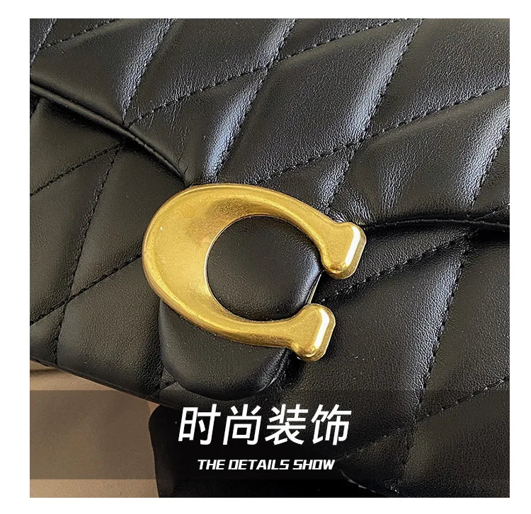 Luxury Fashion Women's Chain Handbag PU Leather Girls Shoulder Messenger Bag Brand lightweight Commuting Bag Tassel Square Bag RELUX.STORE