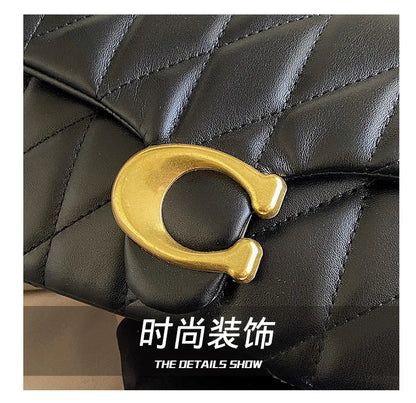 Luxury Fashion Women's Chain Handbag PU Leather Girls Shoulder Messenger Bag Brand lightweight Commuting Bag Tassel Square Bag RELUX.STORE