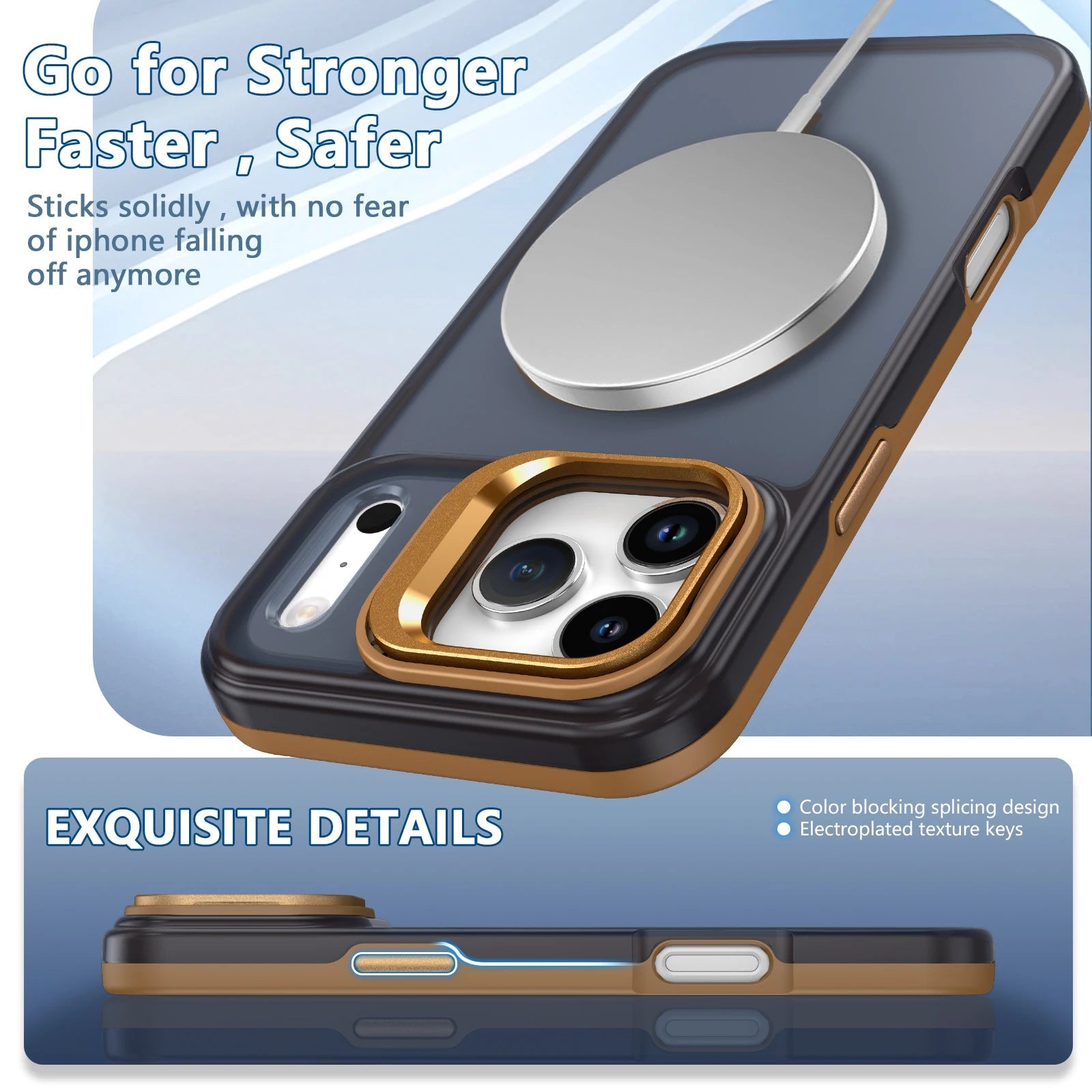 Luxury Matte Shockproof Magnetic Magsafe Phone Case for IPhone 17 16 15 14 Plus 13 12 11 Pro Max 17Air 16e Wireless Charge Cover RELUX.STORE
