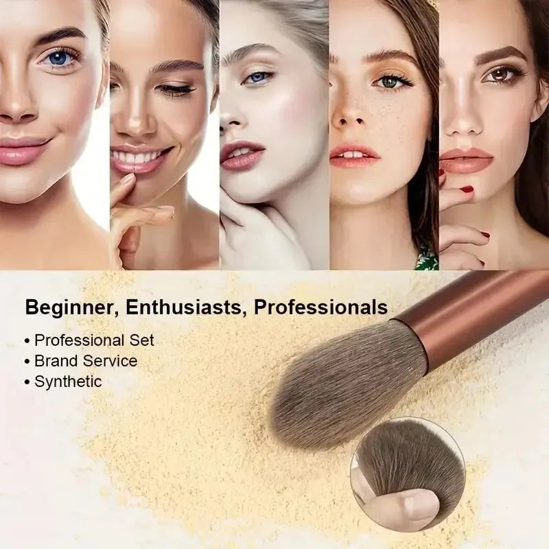 Makeup Brush Set Soft Fluffy Professiona Cosmetic Foundation Powder Eyeshadow Kabuki Blending Make Up Brush Beauty Tool Makeup RELUX.STORE