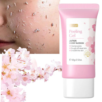 Sakura Face Deep Cleaning Exfoliating Gel Skin Care Whitening Moisturizer Repair Facial Scrub Skin Care 60g RELUX.STORE