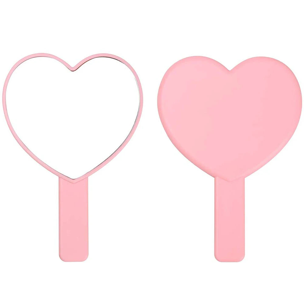 1Pcs Plastic Handle Handheld Makeup Vanity Mirror Portable Square Eyelash Extension Mirror Women Cosmetic Beauty Salon Supplies RELUX.STORE