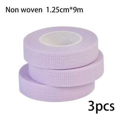 1/3/5 Rolls Eyelashes Extension Tape PE Adhesive Tools Under Eye Pads For Micropore Lashes Grafting Supplies Lash Lifting Tapes RELUX.STORE