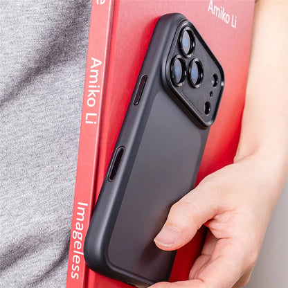 Active Touch Camera Button Matte Armor Case For iPhone 17 Air 16Pro 15 17Pro Max Translucent Hybrid Shockproof Hard Phone Cover RELUX.STORE