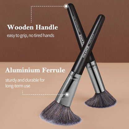 MAANGE Professional Gift Box 25 Pieces Makeup Brushes Kit Face Eye Beauty Brushes For Foundation Conceal Eyeshadow Contour Brush RELUX.STORE