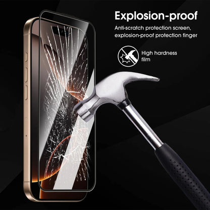 For IPhone 17 ProMax/17 Pro/17 Air Easy To Install Tempered Glass Screen Protectors Shatterproof Films for IPhone 17 16 16Pro RELUX.STORE