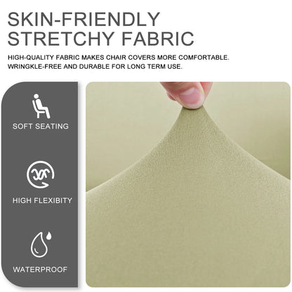 4pcs/set Elastic milk silk water and electricity resistant competitive chair cover, internet cafe gaming hall chair cover