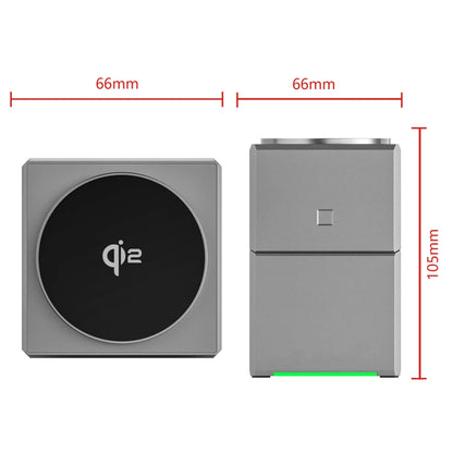 15W Qi2 3 in 1 Touch Autorotation Magsafe Magnetic Wireless Charger for Android Iphone Iwatch Airpods Fast Charging Dock Station
