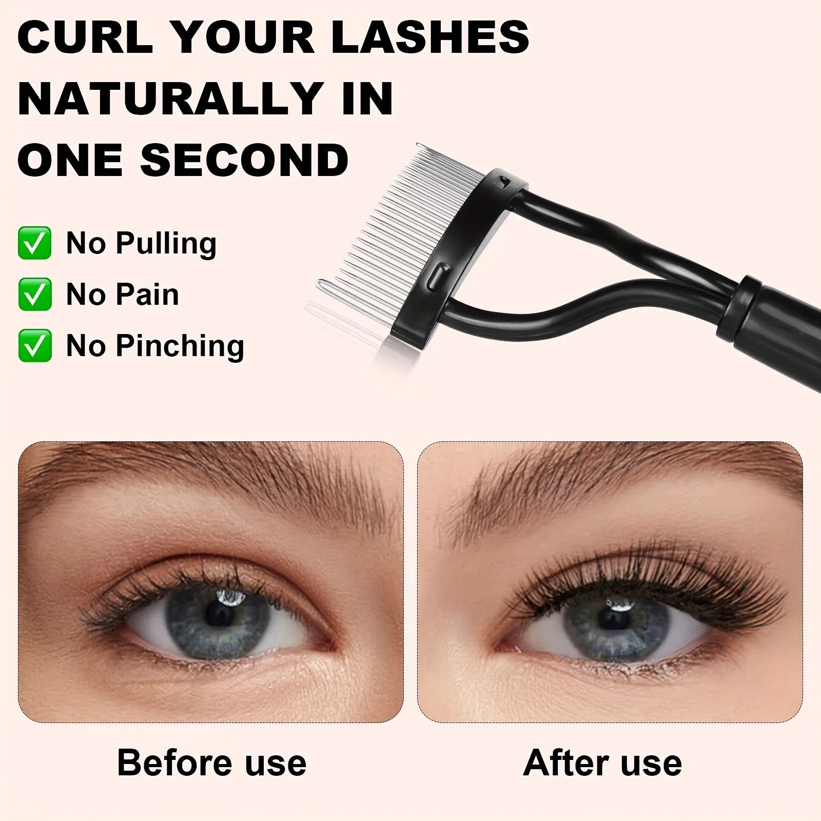 11/16PCS Eyelash Curler with 10pcs Replacement Pads Women Professional Eyelashes Curling Tweezers Clips Lasting Eye Makeup Tools RELUX.STORE
