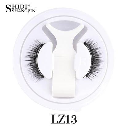 1 Pair Reusable Magnetic Eyelashes Tweezers Set Faux Mink Lashes Handmade 3D Natural False Eyelashes and Magnetic Tweezers Set RELUX.STORE
