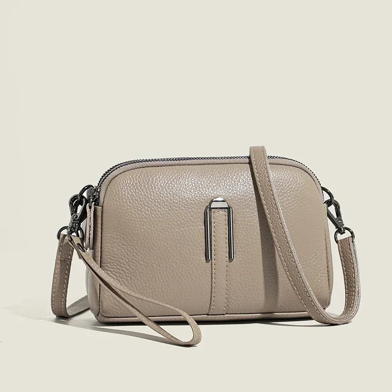 Genuine Leather Shoulder Bag Luxury Women's Handbags Bag for Woman 2024 Female Clutch Phone Bags Casual Crossbody Messenger Bags