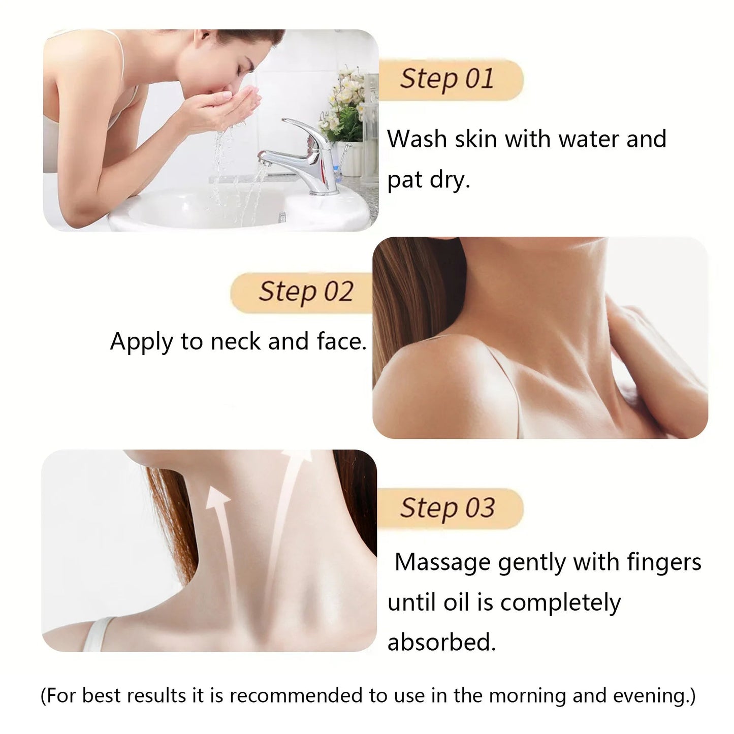 Neck Lines Protein Cream Collagen Eliminate Neck Fine Lines Anti-ageing Lift Rejuvenation Nourish Eliminate Double Chin SkinCare RELUX.STORE