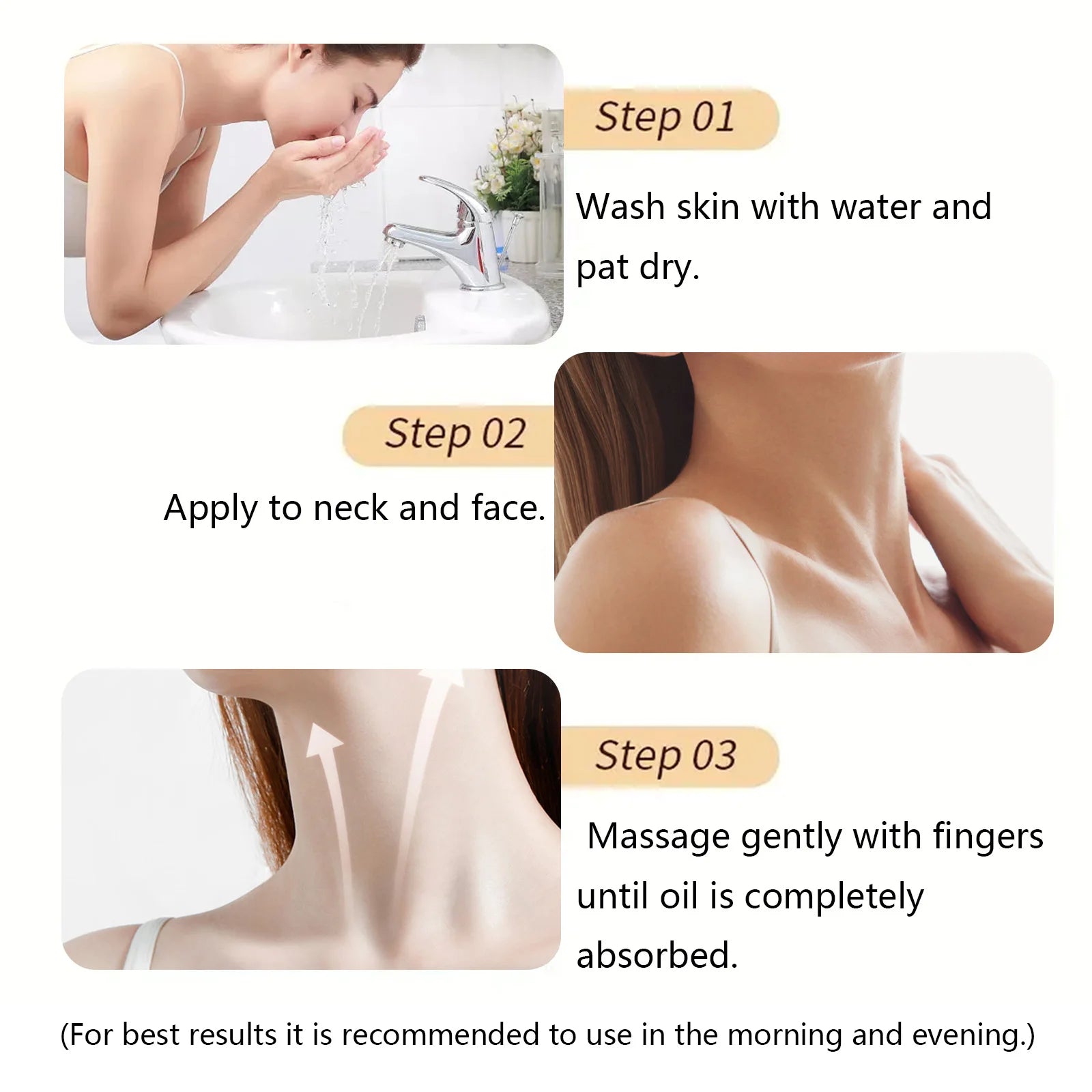 Neck Lines Protein Cream Collagen Eliminate Neck Fine Lines Anti-ageing Lift Rejuvenation Nourish Eliminate Double Chin SkinCare RELUX.STORE