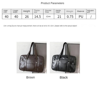 Japanese Casual PU Shoulder Bag Junior High School Students School Bag Handbag Anime Uniform Bag Tote Bags for Women Bolsos RELUX.STORE