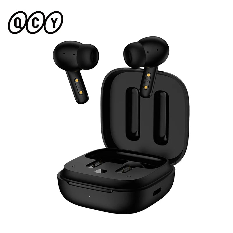 QCY T13 ANC Earphone Bluetooth 5.3 Active Noise Cancellation -28dB Wireless Headphone Fast Charge Earbuds 0.068' Low Latency RELUX.STORE